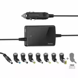 Универсално зарядно за лаптоп HAMA, за кола, вх.12-15 V, изх.15-19 V/70W, 200008                          