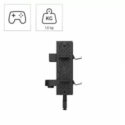 uRage модулен комплект Peg Board, монтаж на стена/маса, черен