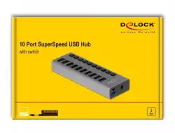 USB хъб 10 порта, DELOCK-63670