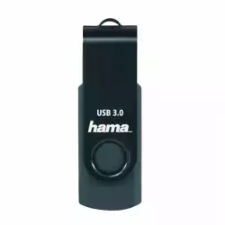 USB памет HAMA Rotate, 32GB, UBS 3.0 70 MB/s, Петролно синьо