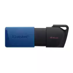 USB памет KINGSTON DataTraveler Exodia M, 64GB,USB 3.2 Gen 1, Черна