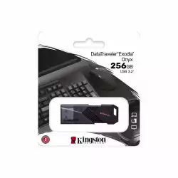 USB памет KINGSTON DataTraveler Exodia Onyx, 256GB,USB 3.2 Gen 1, Черна