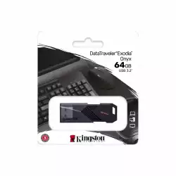 USB памет KINGSTON DataTraveler Exodia Onyx, 256GB,USB 3.2 Gen 1, Черна