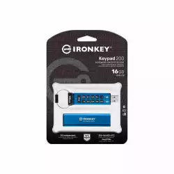 USB памет KINGSTON IronKey Keypad 200 - 16GB XTS-AES 256-bit