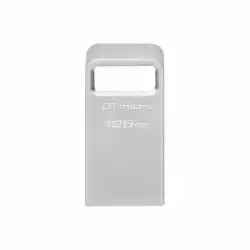 USB памет KINGSTON DataTraveler Micro, 128GB,USB-A 3.2 Gen 1, Сребрист                          
