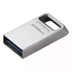 USB памет KINGSTON DataTraveler Micro, 256GB,USB-A 3.2 Gen 1, Сребрист
