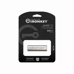 USB памет KINGSTON IronKey Locker+ 50 - 64GB XTS-AES 256-bit