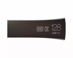 USB памет Samsung BAR Plus, 128GB, USB-A, Titanium Gray