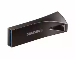 USB памет Samsung BAR Plus, 64GB, USB-A, Titanium Gray                          