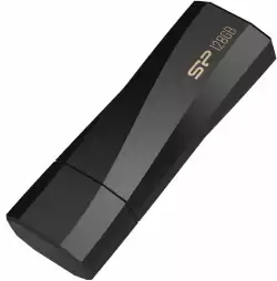 USB памет SILICON POWER Blaze B07, 128GB, USB 3.2, Черна                          