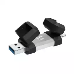 USB памет Silicon Power Mobile C51 64GB, USB-А и USB Type-C (USB 3.2 Gen 1)                          