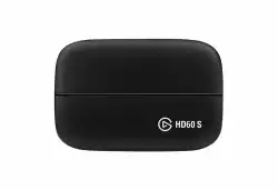 Elgato Game Capture HD60 S, HDMI Input and Output, 2160p30, 1080p60, 1080p30, 1080i, 720p60, 576p, 480p Capture Resolutions, 112x75x19mm, 115g, Plug and Play, 1080p60 HDR Capture, 4K60 HDR 10 Passthrough, Instant Gameview, Flash Recording,