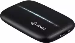 Elgato Game Capture HD60 S, HDMI Input and Output, 2160p30, 1080p60, 1080p30, 1080i, 720p60, 576p, 480p Capture Resolutions, 112x75x19mm, 115g, Plug and Play, 1080p60 HDR Capture, 4K60 HDR 10 Passthrough, Instant Gameview, Flash Recording,