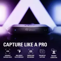 Външен кепчър ELGATO HD60 X, HDR 4K, HDMI