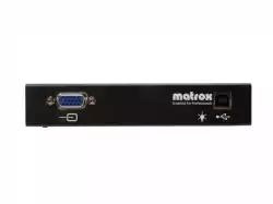 Външен мулти-дисплей адаптер Matrox D2G-A2D-IF за едновременна работа на 2 монитора с VGA вход