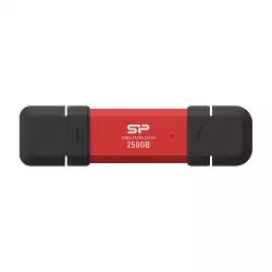 Външен SSD Silicon Power DS72 Red - 250GB