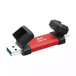 Външен SSD Silicon Power DS72 Red - 500GB                          