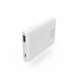 Външна батерия HAMA SLIM 5HD, 5000 mAh, USB-A, Бял