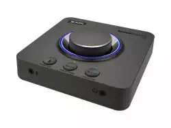 Външна звукова карта Creative Sound Blaster X4, USB-C, DAC, Super X-FI, TOSLINK