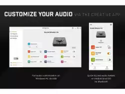 Външна звукова карта Creative Sound Blaster X4, USB-C, DAC, Super X-FI, TOSLINK