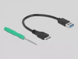 Външно чекмедже Delock 42006, За mSATA SSD, USB                          