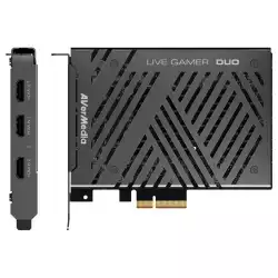 Вътрешен кепчър AVerMedia LIVE Gamer DUO, PCIe                          