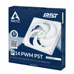 Вентилатор ARCTIC P14 PWM PST White/White