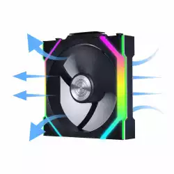 Вентилатор Lian Li UNI FAN SL Wireless ARGB PWM Reverse Blade - 120 mm Черен