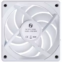 Вентилатори 3бр Lian Li UNI FAN CL Wireless ARGB PWM Reverse - 120 mm Бели + Контролер