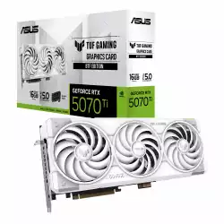 Видео карта ASUS TUF Gaming RTX 5070 TI 16GB GDDR7 White OC Edition
