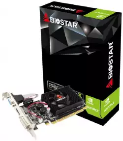 Видео карта BIOSTAR GeForce 210, 1GB, GDDR3, 64 bit, DVI-I, D-Sub, HDMI                          