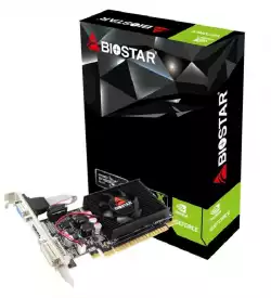 Видео карта BIOSTAR GeForce GT 610, 2GB, SDDR3, 64 bit, DVI-I, D-Sub, HDMI                          