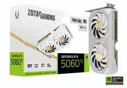 Видео карта ZOTAC GAMING RTX 5060 TI Twin Edge OC White Edition 16GB GDDR7                          