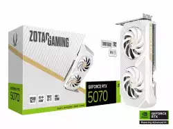 Видео карта ZOTAC GAMING RTX 5070 Twin Edge OC White Edition 12GB GDDR7
