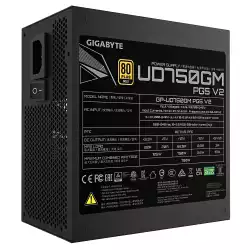 Захранващ блок Gigabyte UD750GM PG5 V2 , 750W, 80+ GOLD, PCIe 5.1