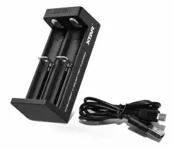Зарядно у-во XTAR MC2S NEW, USB Type-C , Universal Charger, LiIon & NIMH, 18650, CR123, AA, AAA  с 2 гнезда