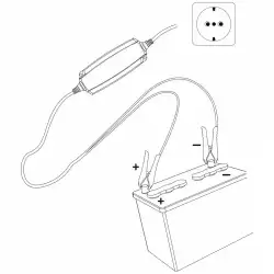 Зарядно устройство за акумулатор HAMA  6V / 12V / 4A, за автомобили (кола) / лодки / мотоциклети, 220 V