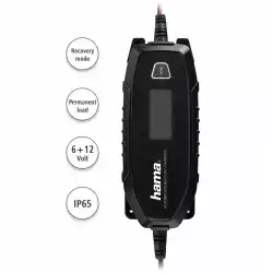 Зарядно устройство за акумулатор HAMA  6V / 12V / 4A, за автомобили (кола) / лодки / мотоциклети, 220 V