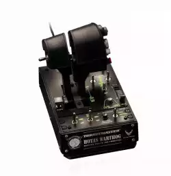 Жичен джойстик,  авиосимулатор Thrustmaster HOTAS Warthog Dual Throttles  за PC, Черен                          