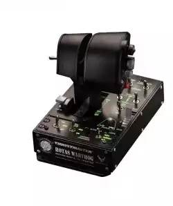 Жичен джойстик,  авиосимулатор Thrustmaster HOTAS Warthog Dual Throttles  за PC, Черен