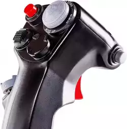 Жичен джойстик Thrustmaster F-16C Viper, Авиосимулатор за PC, Черен                          