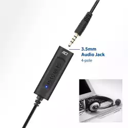 Звукова карта Ewent AC9360, 2.0, USB, 3.5 mm, Черна