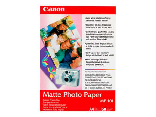CANON MP-101matte photo paper 170g/m2 A4 50 sheets 1-pack