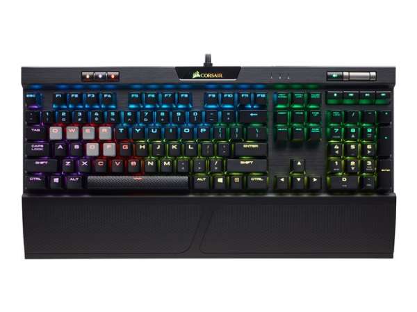 CORSAIR K70 RGB MK.2 RAPIDFIRE Mechanical Gaming Keyboard Backlit RGB LED Cherry MX Speed US