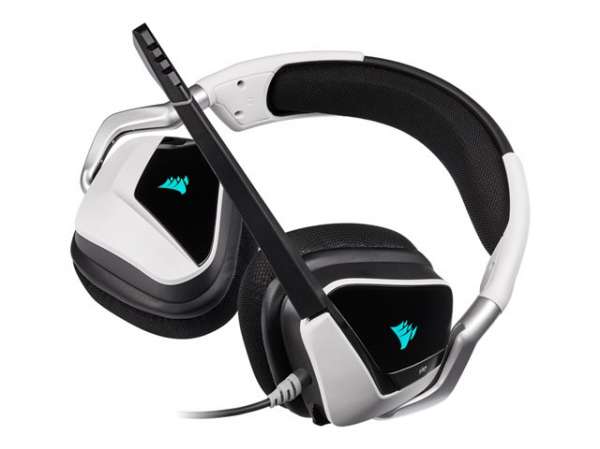 CORSAIR VOID RGB ELITE USB Premium Gaming Headset with 7.1 Surround Sound White EU Version