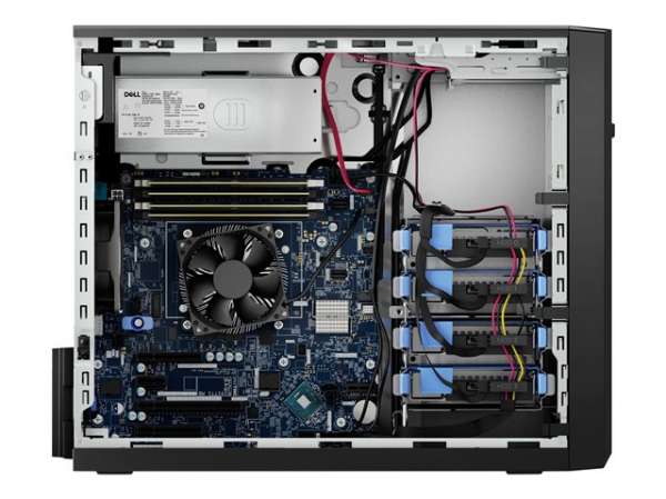 DELL PE T150 Chassis 4x3.5 cabled Xeon E-2314 16GB 1x480GB SSD RI On Board LOM DP iDRAC9 Basic 15G PREC H355
