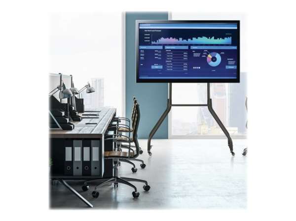 EATON TRIPPLITE Rolling TV Stand for 55 to 85inch Displays max weight 90 kg