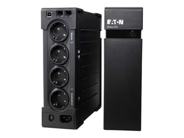 EATON UPS Ellipse ECO 1600 USB DIN rack/tower - AC 230 V - 1000 Watt - 1200 VA - USB - Shuko 8 Output - 2U - 19inch