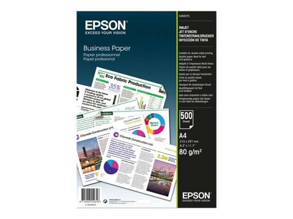 EPSON Business Paper 80gsm 500 sheets EPSON Business Paper 80gsm 500 sheets