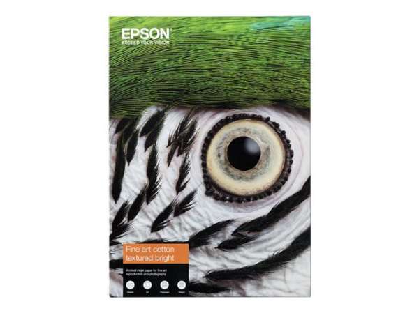EPSON Fine Art Cotton Textured Bright A2 25 Sheets EPSON Fine Art Cotton Textured Bright A2 25 Sheets